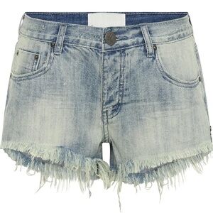 NWT ONETEASPOON Bonitas Low Waist Denim Shorts - Diamonde
